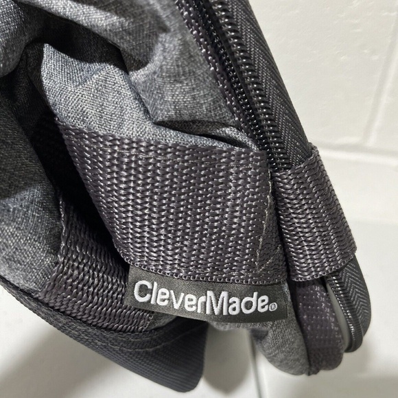 CleverMade Collapsible Insulated Tahoe Cooler 30 Can Bag 5 GAL 20L Gray - Picture 10 of 16